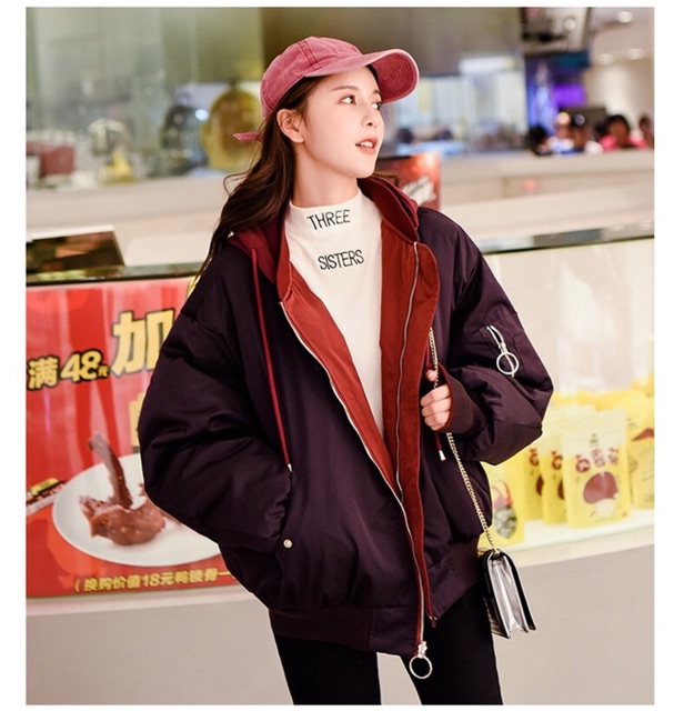 Áo khoác phao ulzzang 2in1 chất cực đẹp, cực dày | BigBuy360 - bigbuy360.vn