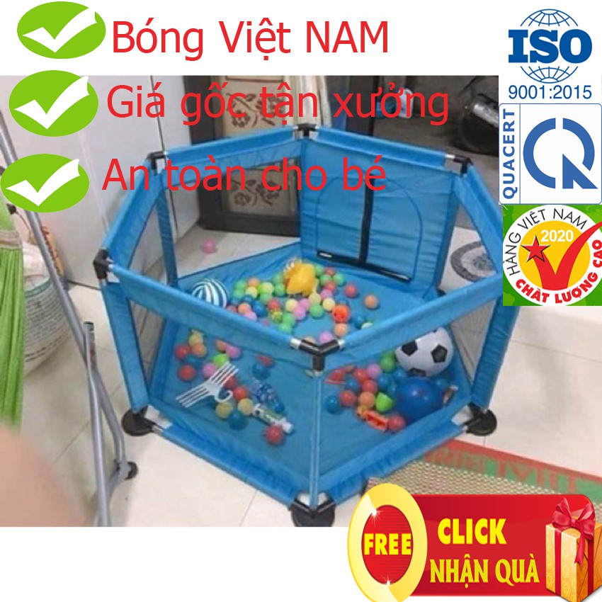 QUÂY BÓNG LỤC GIÁC KIÊM CŨI CHO BÉ + 10 BÓNG NHỰA[HOT TREND]