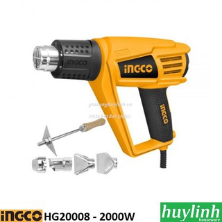 Súng thổi nhiệt hơi nóng Ingco HG20008 – 2000W (Máy khò)