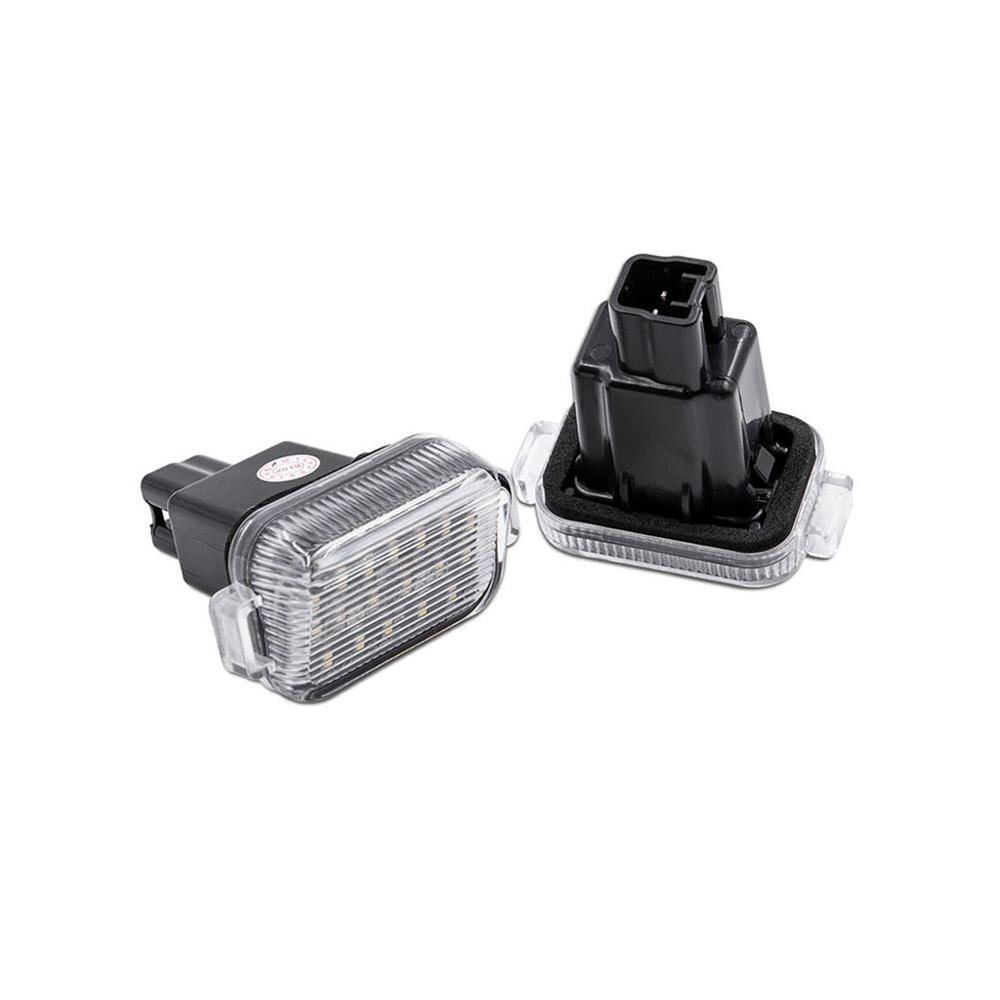 Set 2 Đèn LED Ánh Sáng Trắng Gắn Biển Số Xe Ô Tô Mazda A / T  2014-2020 For Mazda 3 Hatchback 2014-2018