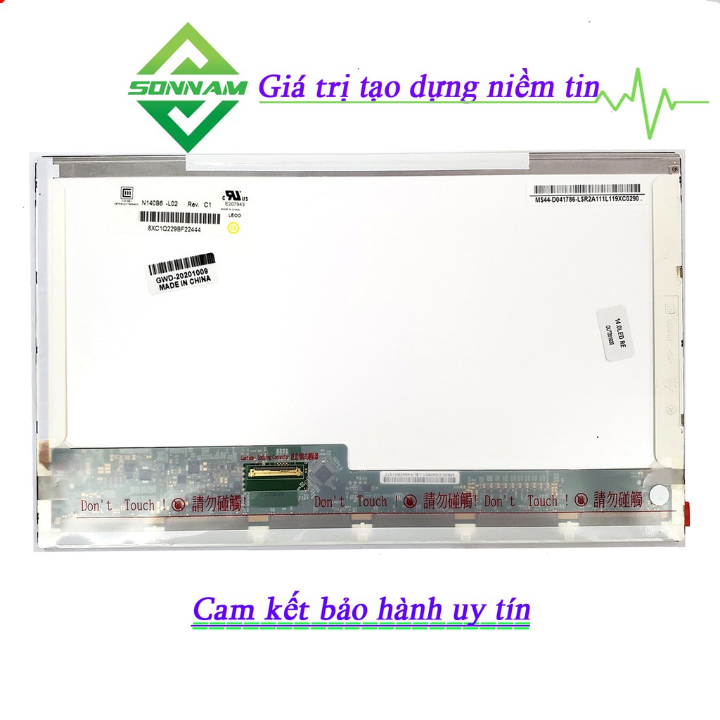 Màn Hình Laptop 14 Inch LED Dày 40 pin 1366 x 768 Thay Thế Cho LaptopDell, HP, Asus, Sony, Acer Lenovo, Toshiba... | BigBuy360 - bigbuy360.vn