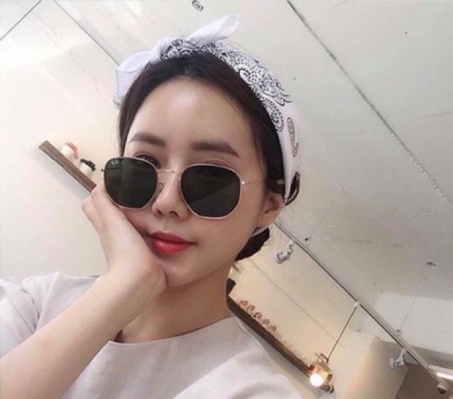 Kính RayBan Hexagonal flat lenses nam nữ đều đeo được | BigBuy360 - bigbuy360.vn