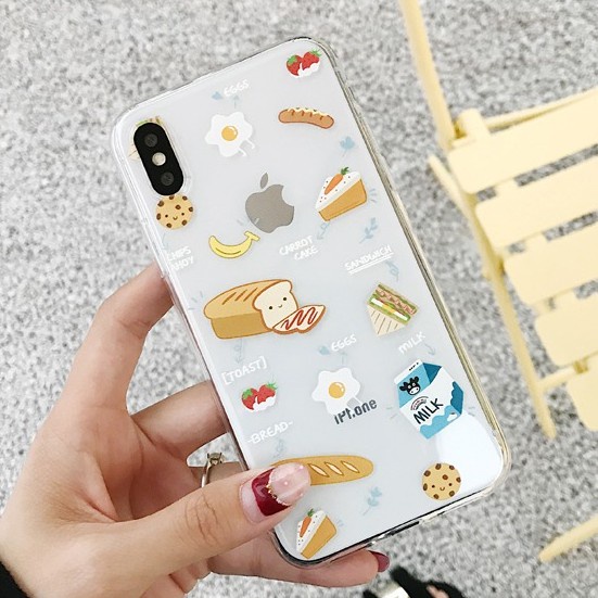 Ốp Điện Thoại Mềm Chống Vỡ Hình Bánh Mì Hoạt Hình Cho Samsung Oppo f5 a37 neo7 Neo 9 a91 a92 f9 a12 a5s