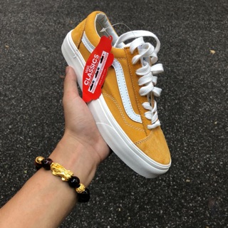 ( Video cận cảnh ) Giày Sneaker Old Skool Yellow