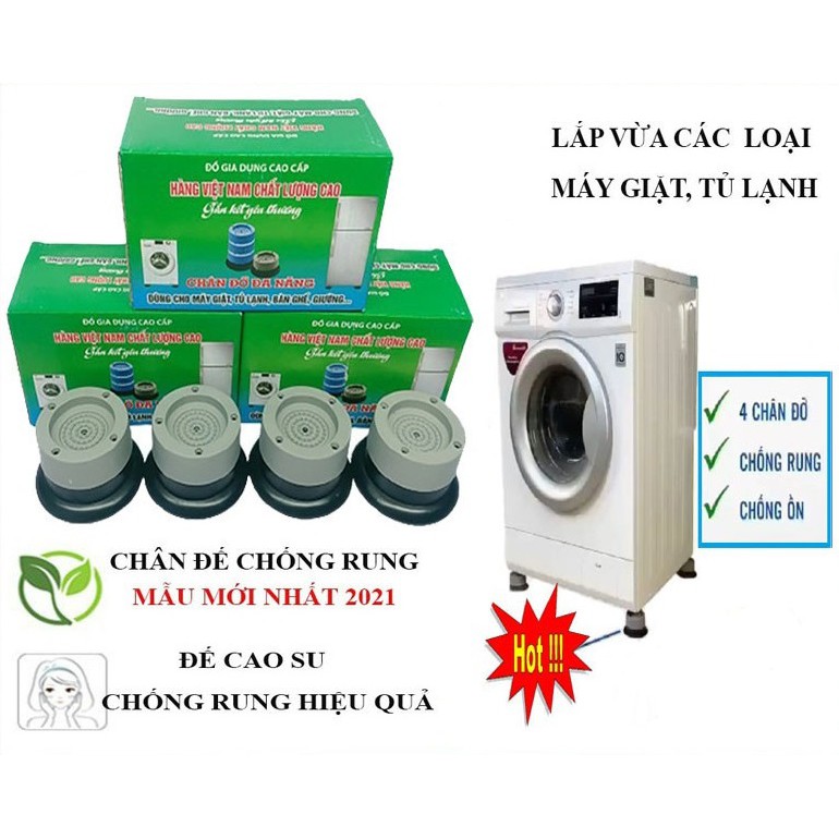 Set 4 Chân Kê Máy Giặt, Tủ Lạnh Đa Năng