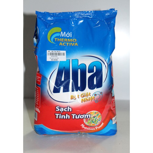 Bột giặt nhiệt Aba sạch tinh tươm túi 6kg