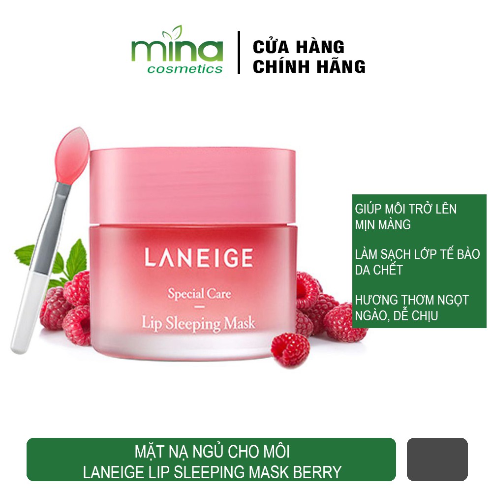 Mặt nạ ngủ dành cho môi LANEIGE Lip Sleeping Mask Berry 3g