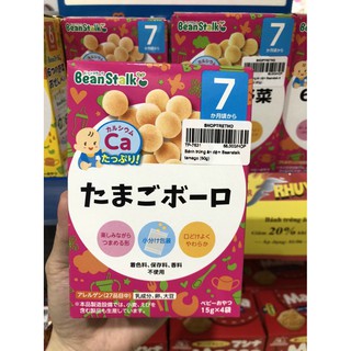 Bánh trứng ăn dặm Beanstalk 7M+ (60g)
