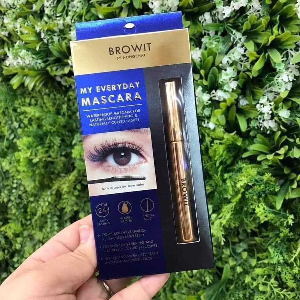 Mascara Browit Nongchat Thái Làm Dày Dài Mi Chuyên Dụng Cho Makeup