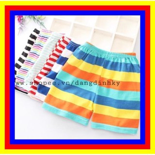 QUẦN CHỤC ĐÙI COTTON KẺ CHO BÉ