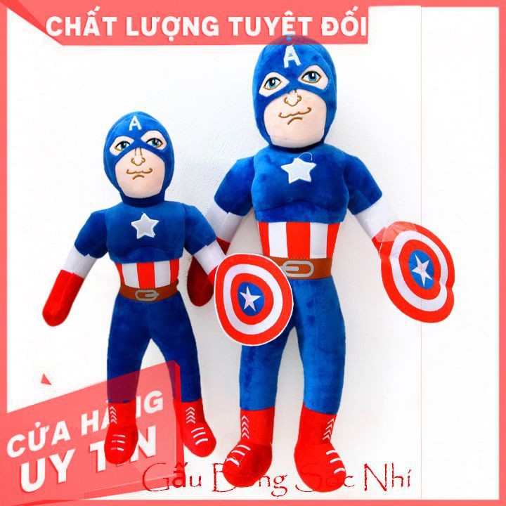 ⚡Flash Sale⚡ Gấu Bông Siêu Nhân Đội Trưởng Cao Cấp