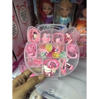 Hộp Buộc Tóc Kitty Cho Bé Gái