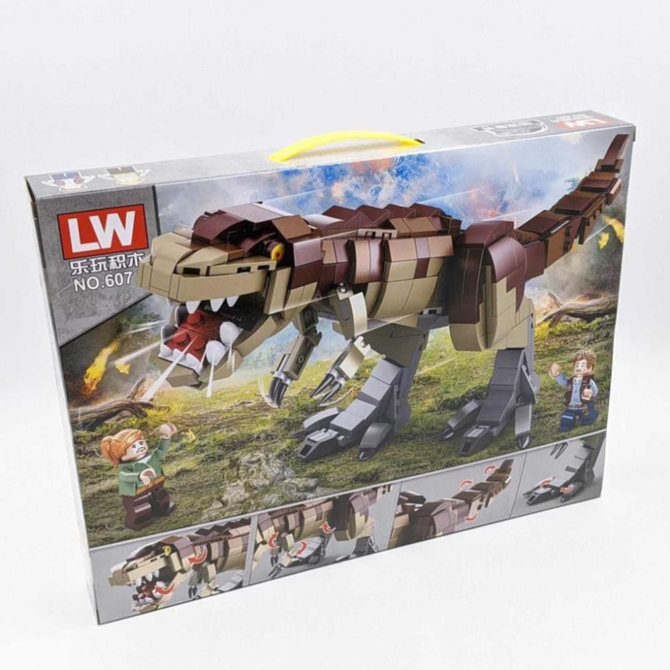 [Khai trương giảm giá] Bộ LEGO 535 miếng ghép - Lắp ráp khủng long bạo chúa T-REX