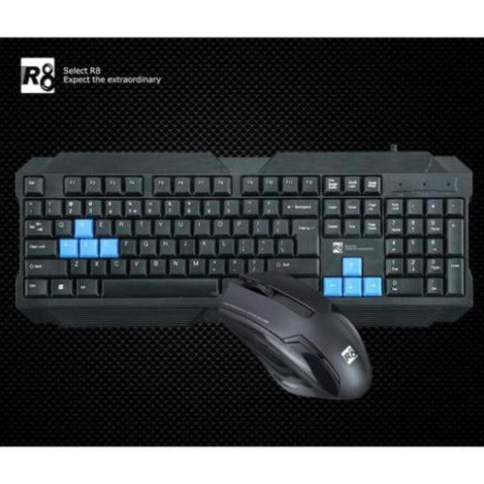 Bộ bàn phím chuột Keyboard Mouse R8 1906 USB | BigBuy360 - bigbuy360.vn