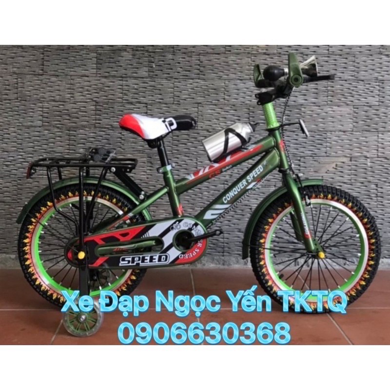 XE ĐẠP TRẺ EM 12IN-16IN-20IN CONQUER SPEED NIỀNG NHÔM HOT