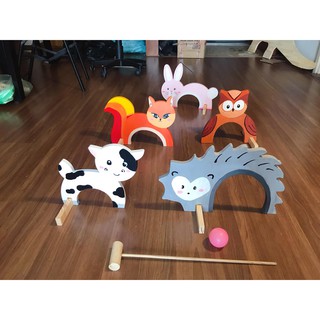 Thú đánh Golf bằng gỗ handmade, đồ chơi an toàn sáng tạo