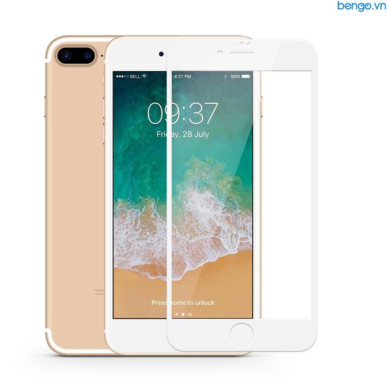Dán cường lực iPhone 8/7 Plus JCPAL Preserver full màn hình