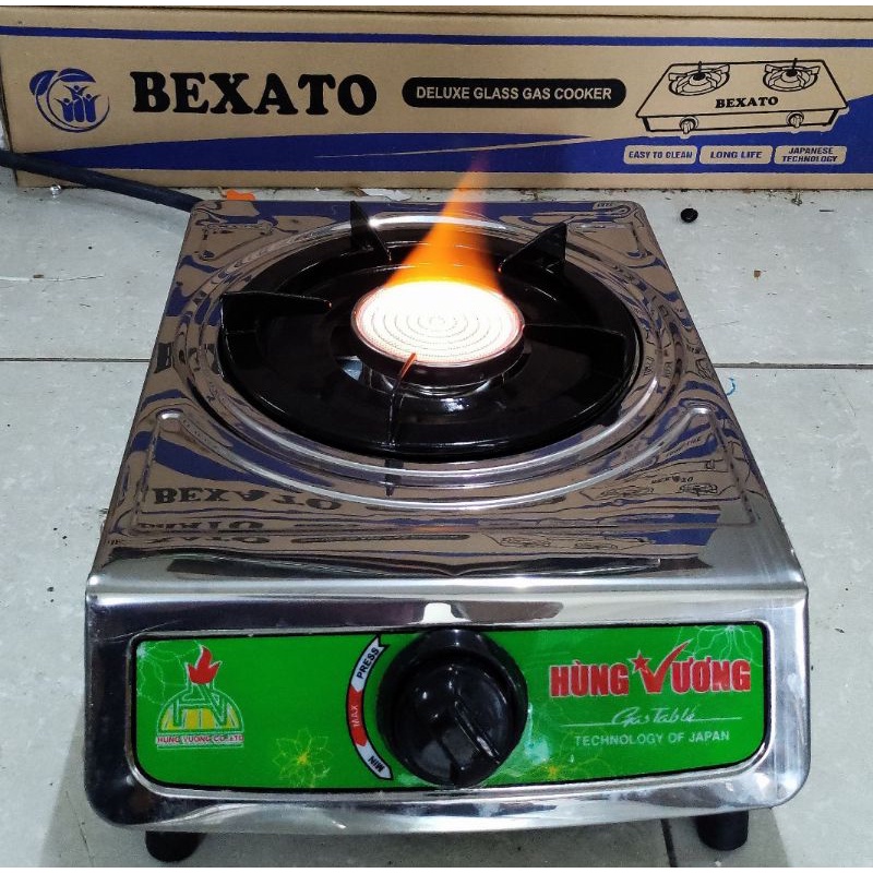 Bếp biogas đơn inox hồng ngoại