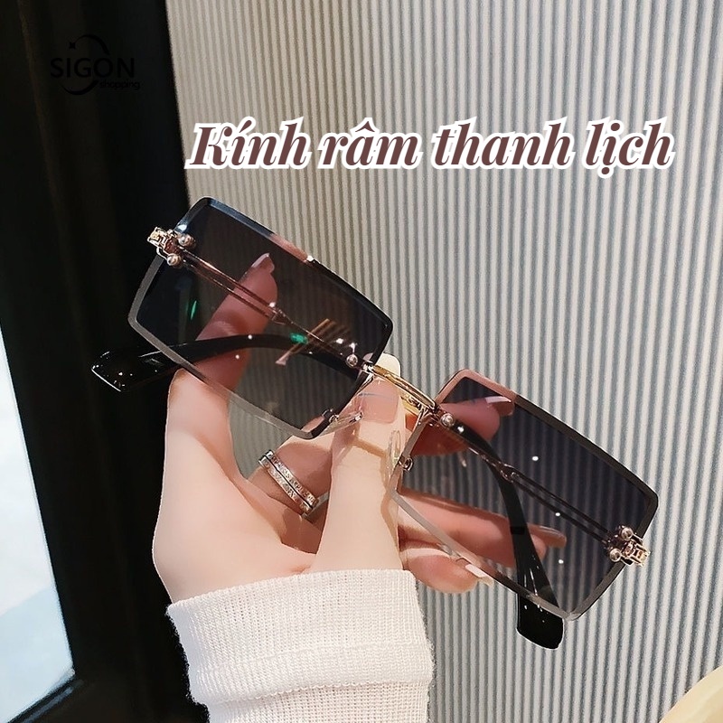 Kính Mát Gọng Nhỏ Chống Tia UV Thời Trang Âu Mỹ Thích Hợp Sử Dụng Hàng Ngày Và Ngoài Trời