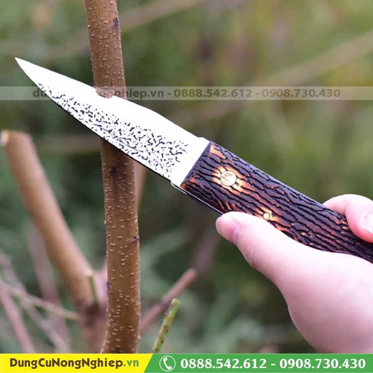 Dao ghép cành Mori Wood cán sừng