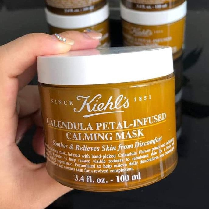 KIEHL Mặt nạ cúc MẪU MỚI Kiehl's CALENDULA  PETAL INFUSED CALMING MASK 100ml