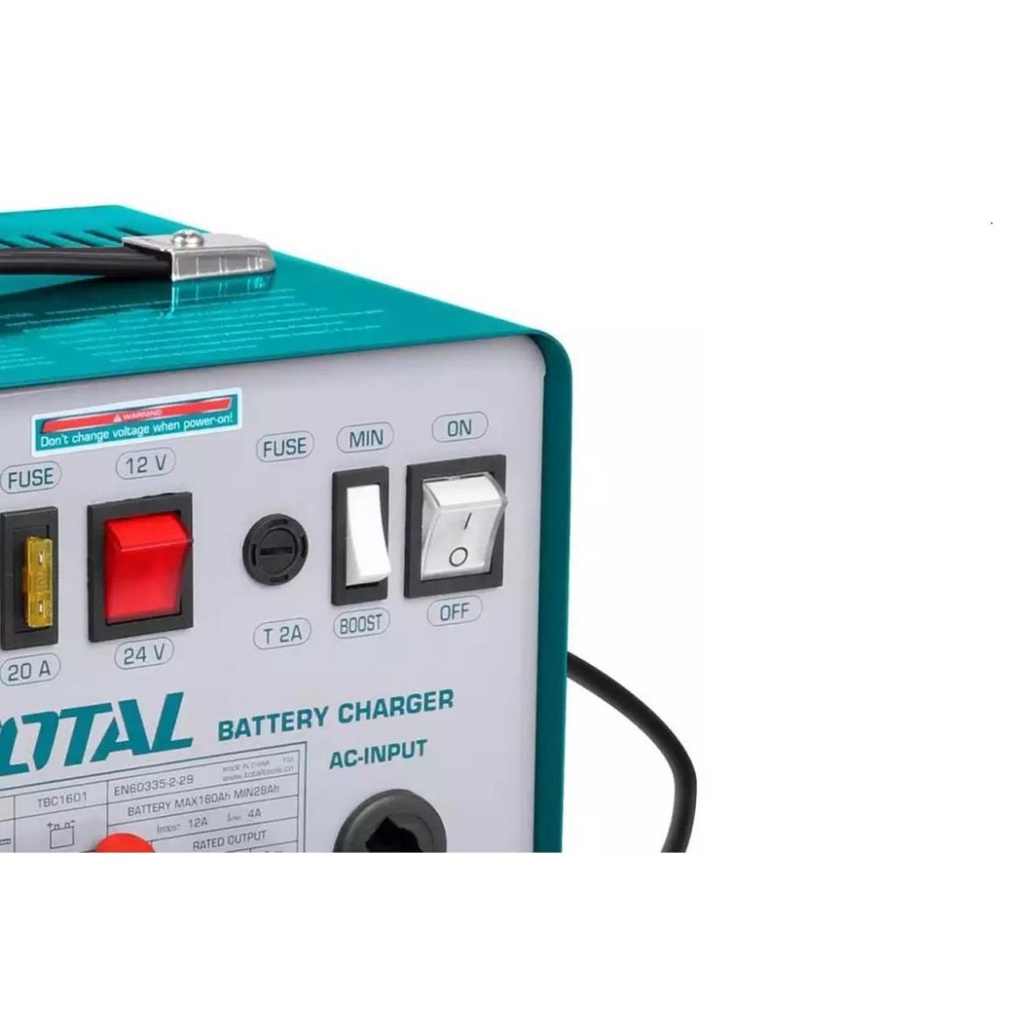 Máy sạc bình điện ắc qui 12V Total TBC1601