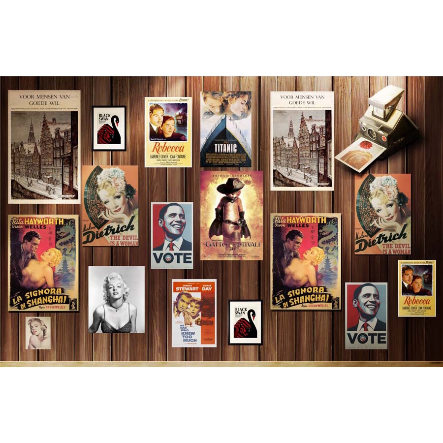 Tranh dán tường vải lụa 3D giành cho Quán Cafe, Trà Sữa, Trang Trí Cửa Hàng