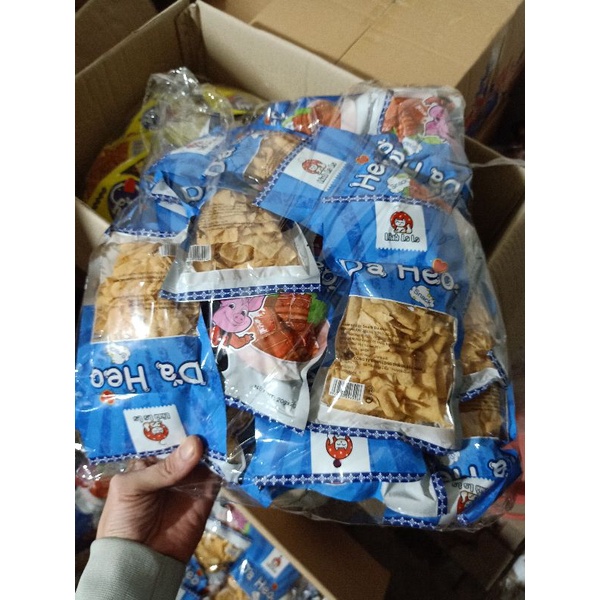 sỉ 30 gói snack Da heo