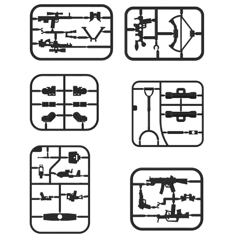 Bộ 16 nhân vật minifigures SWAT CS1632