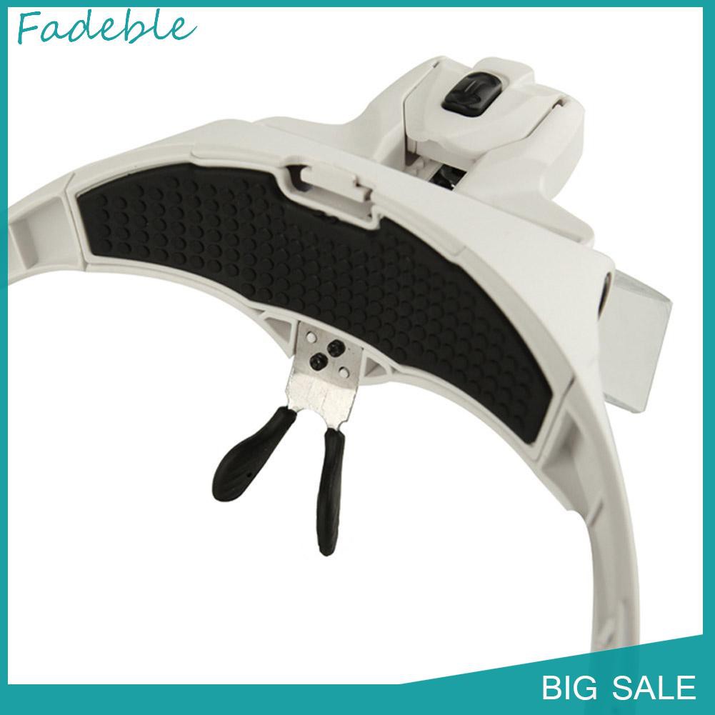 Kính Lúp Đeo Đầu Phóng Đại 5 Lần Với Đèn Led