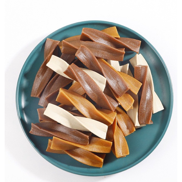 XƯƠNG GẶM KIỂU XOẮN CHO CHÓ THÚ CƯNG Yaho Bone Hộp 165g Bổ sung canxi Sạch răng Tốt cho hệ tiêu hóa