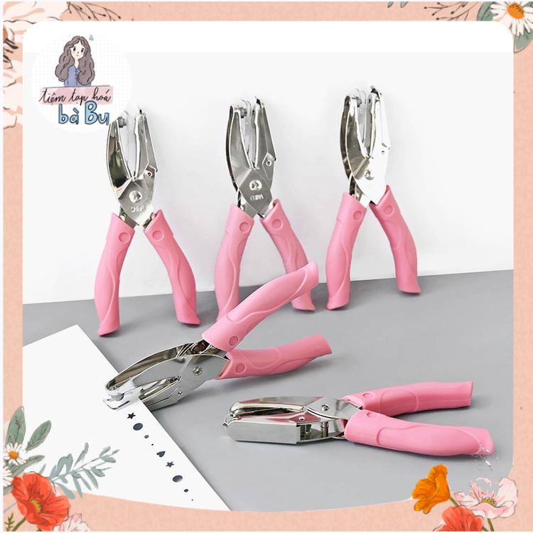 Bấm lỗ giấy tròn với lỗ nhỏ 1.5mm và 3mm dùng để bấm giấy trang trí làm tag cổ điển junkjournal