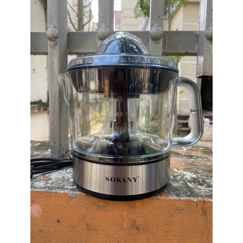 MÁY VẮT CAM ĐIỆN  SOKANY MẪU MỚI ĐEN 700ml