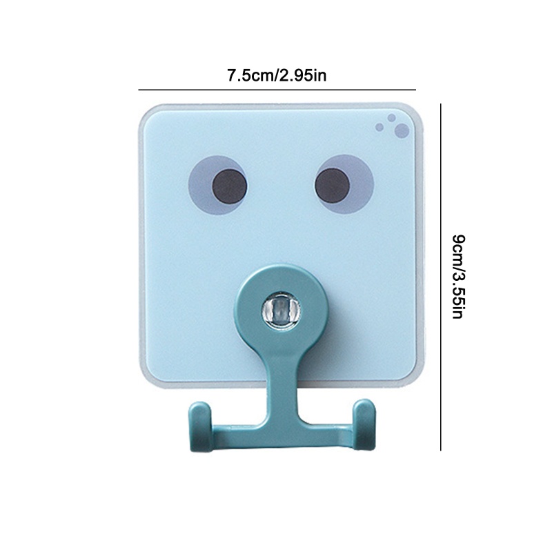 Set 5 Móc Treo Đồ Gắn Tường Thiết Kế Hai Đầu Tiện Dụng