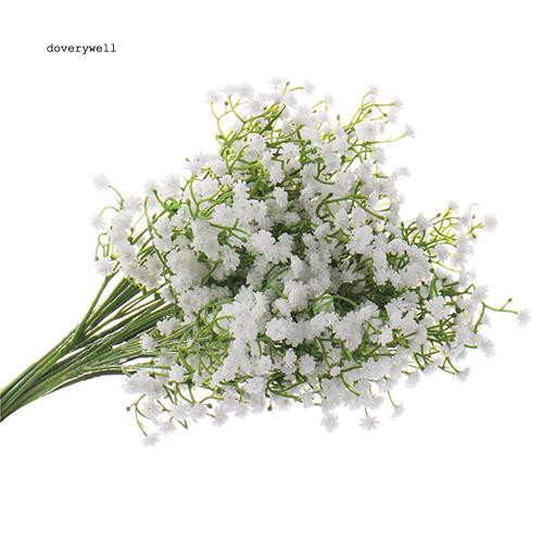 Hoa baby nhân tạo bằng vải lụa dùng trong trang trí tiệc cưới