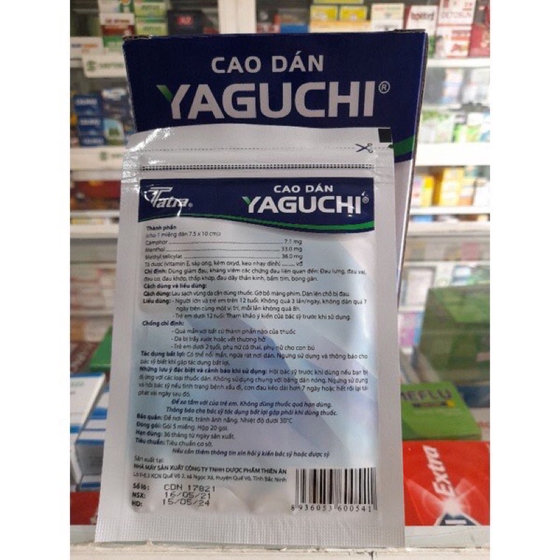 CAO DÁN YAGUCHI BỊCH 5 MIẾNG