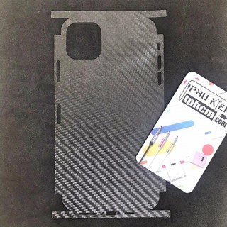 Dán mặt lưng Carbon iPhone 11 Pro Max