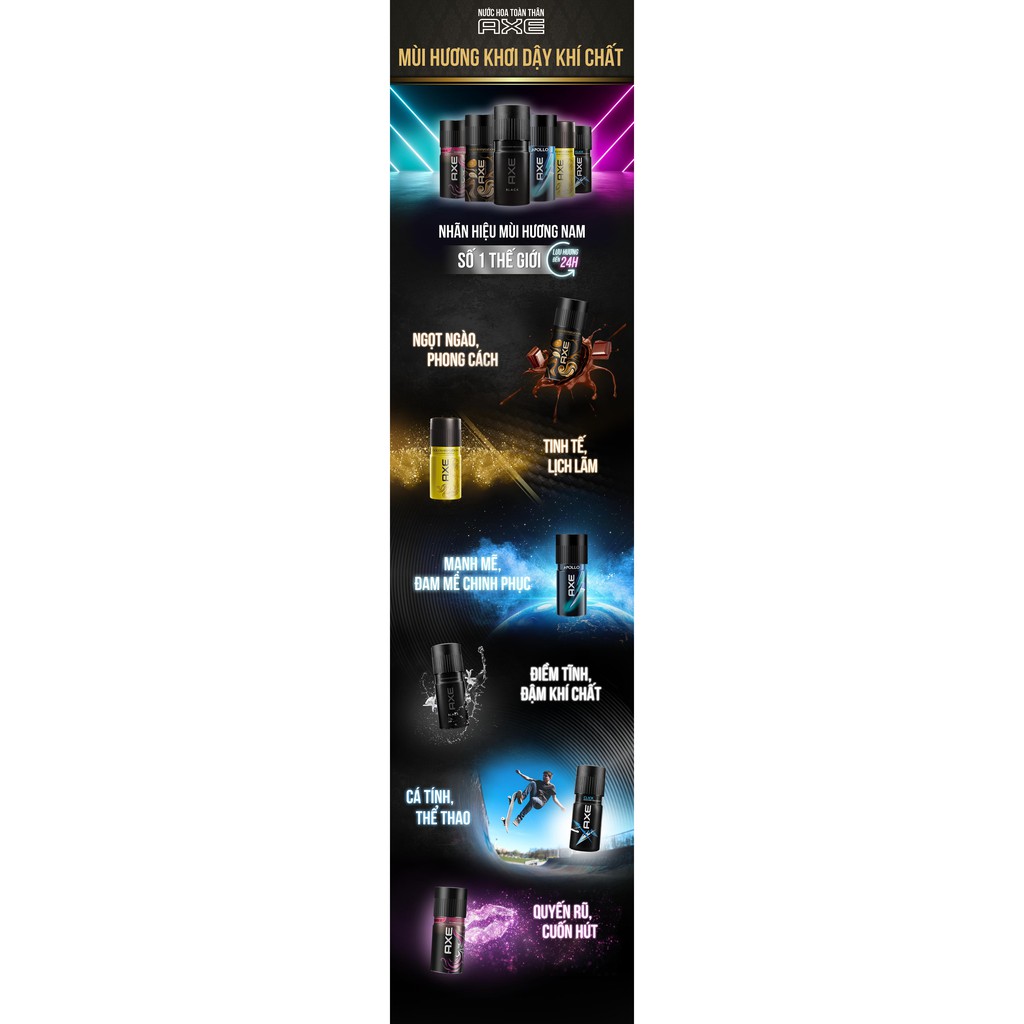 Xịt khử mùi toàn thân AXE Provoke (150ml) | BigBuy360 - bigbuy360.vn