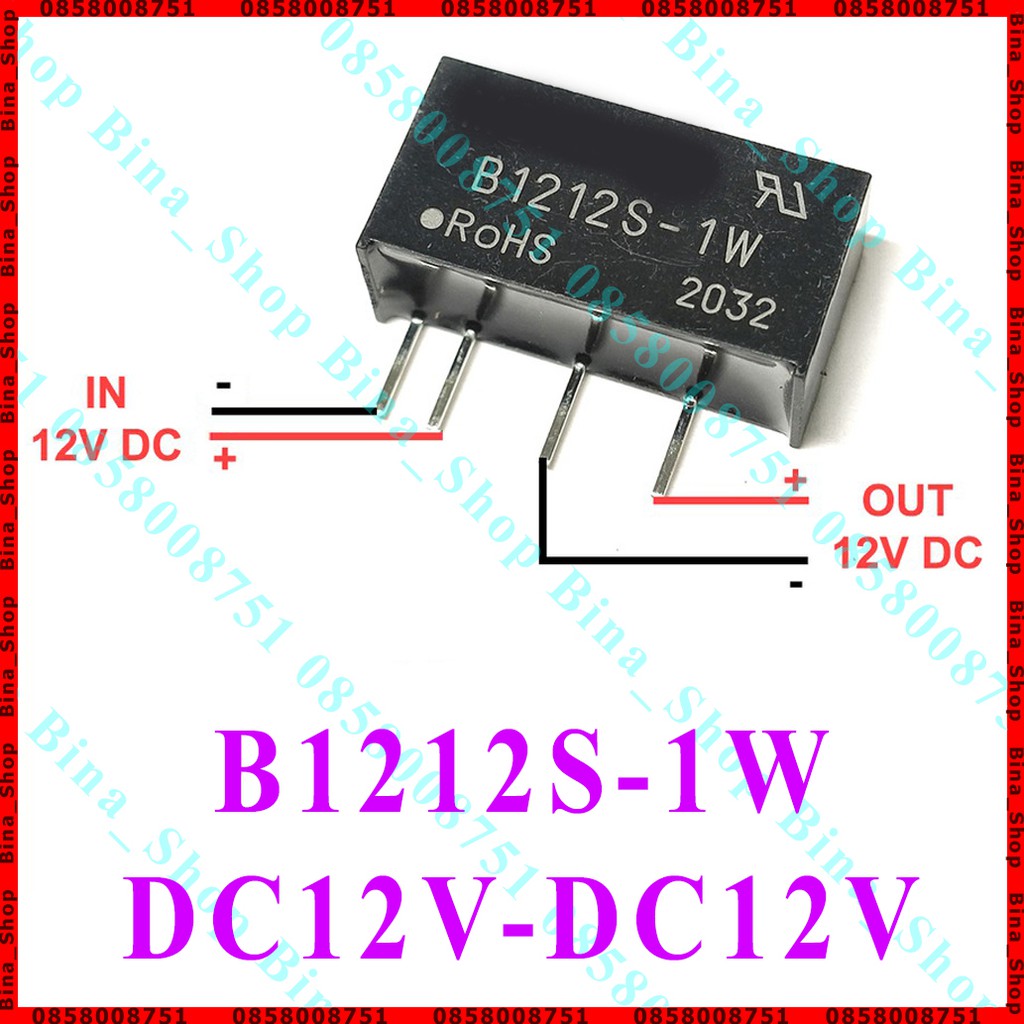 IC cách ly nguồn B0505S/B1212S/B1205S/B2405S, module nguồn cách ly DC 5V/12V/24V