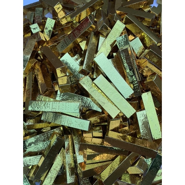 Vàng thỏi dài cúng lễ