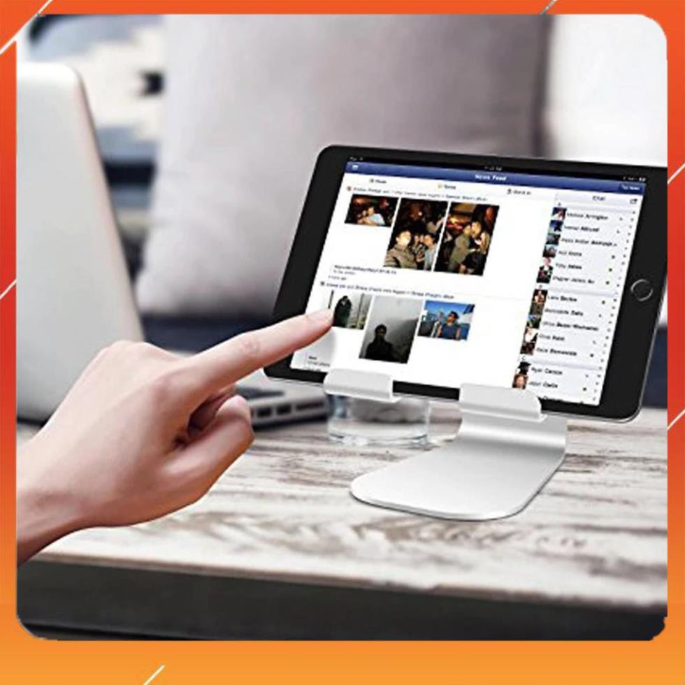Giá đỡ máy tính bảng hợp kim nhôm nguyên khối Table Flexible cho iPad, Samsung (Màu ngẫu nhiên)