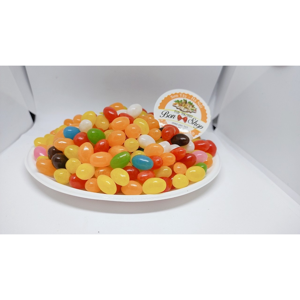 [Mã 44FMCGSALE1 giảm 0.1 đơn 250K] Kẹo hương trái cây 200g mix nhiều vị sắc màu cho bé - đồ ăn vặt