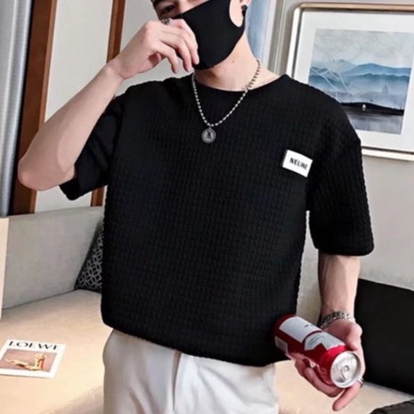 Áo Thun Tay Ngắn Màu Trơn Dáng Rộng Bằng Cotton Thời Trang Hàn Quốc Cho Nam Và Nữ fashion áo thun nam tay lỡ simple áo thun nam đẹp Hàn Quốc áo phông rộng áo phông nam form rộng