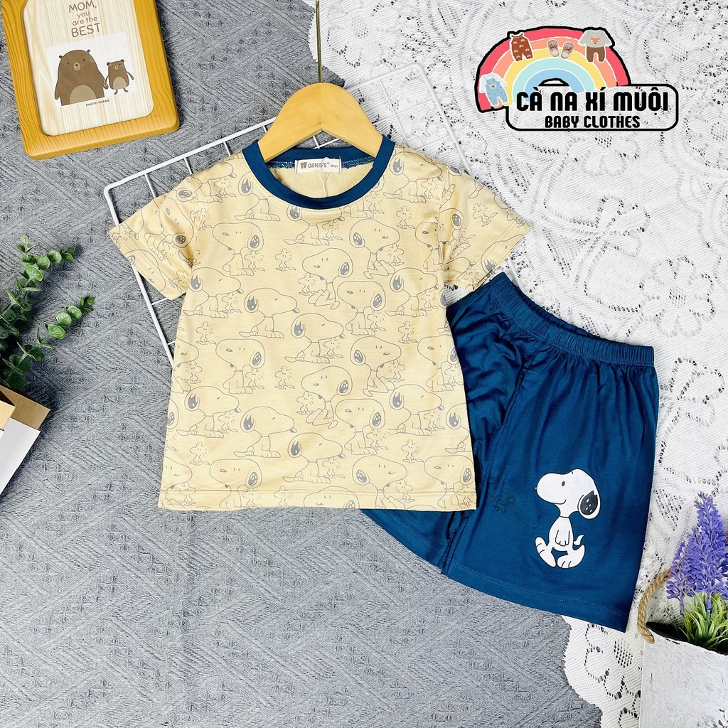 ✨Size(9-32Kg)Bộ Cộc Tay Thun LạnhFREE SHIPDể Thương Cho Bé Gái Bé Trai, Đủ Màu