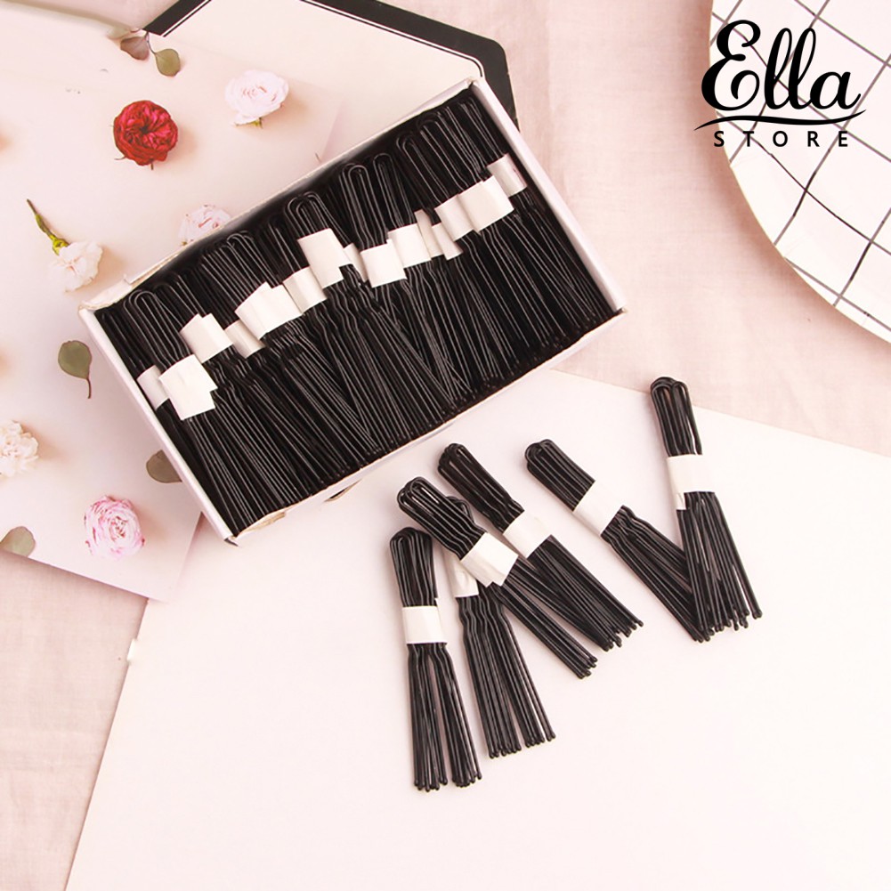 Set 50 kẹp tóc Ayyufe kim loại hình chữ U