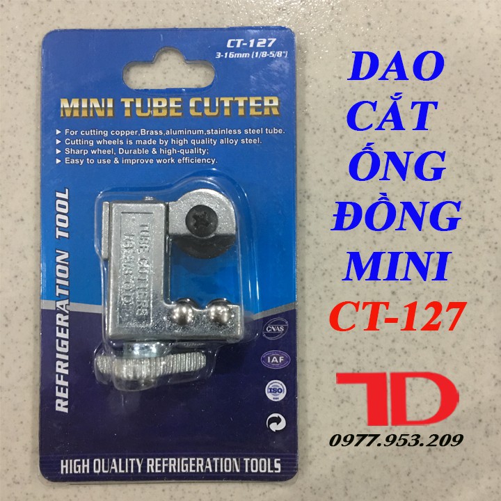 DAO CẮT ỐNG ĐỒNG MINI CT127