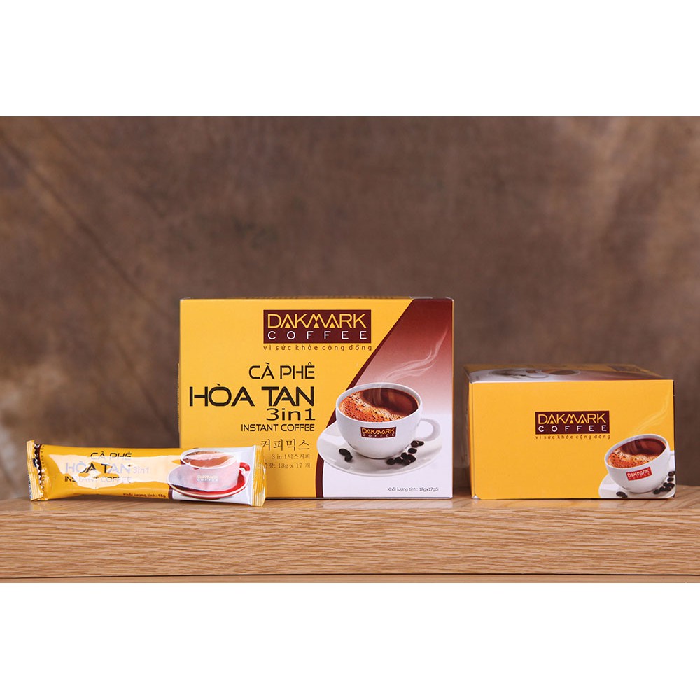 Cà phê Sữa Dakmark - Cà phê hòa tan 3in1