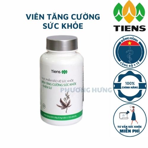 Viên tăng cường sức khoẻ giúp lưu thông mạch máu điều hoà nhịp tim khử các gốc tự do phòng chống ung thư (150v/lọ) TIENS
