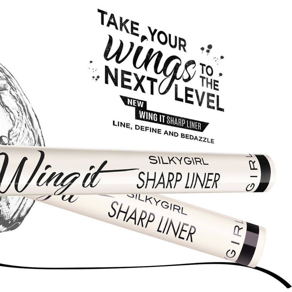 Bút Kẻ Mắt Nước Lâu Trôi SILKYGIRL Wing It Sharp Eyeliner 0.5g