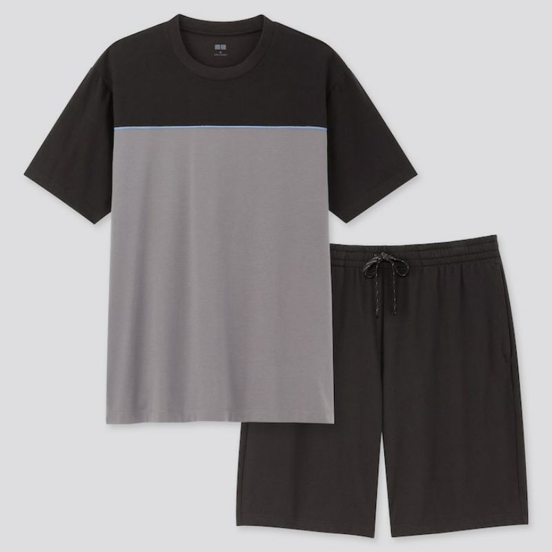 (UNIQLO chính hãng Nhật) Bộ Nam Airism bộ mặc nhà Nam chất làm mát - S | BigBuy360 - bigbuy360.vn